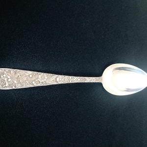 S.Kirk and Son Repousse Sterling Silver Tablespoon.
