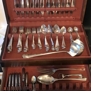 Italian 800 Silver Flatware Clementi 120