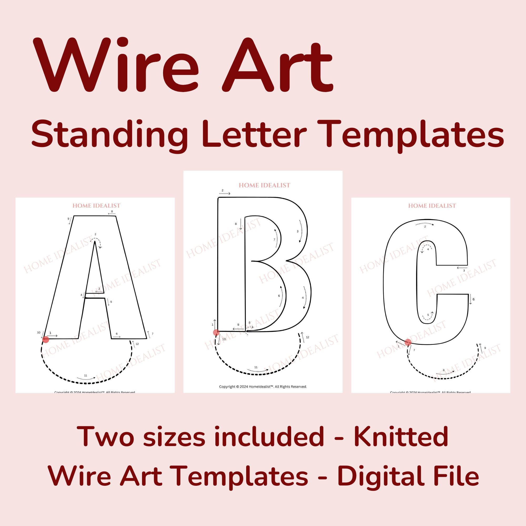 standing-letter-templates-small-large-sizes-included-printable-templates-for-knitted-wire-tricotin-art-instant-digital-download-etsy