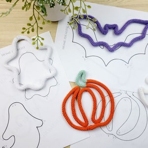 14 Halloween Wire Art Templates, Wire bending figure patterns, Instant Digital PDF Download image 8