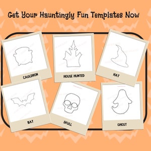 14 Halloween Wire Art Templates, Wire bending figure patterns, Instant Digital PDF Download image 9