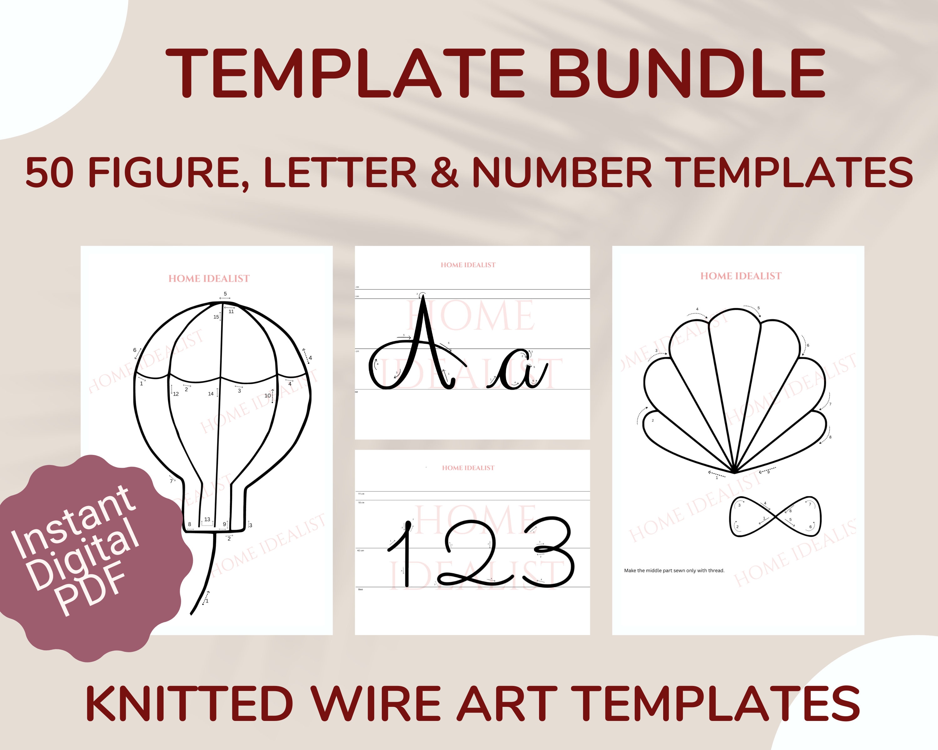 Wire Art Template Bundle Uppercase & Lowercase Letters and Etsy UK Wire Art Template Bundle Uppercase & Lowercase Letters and Etsy UK
