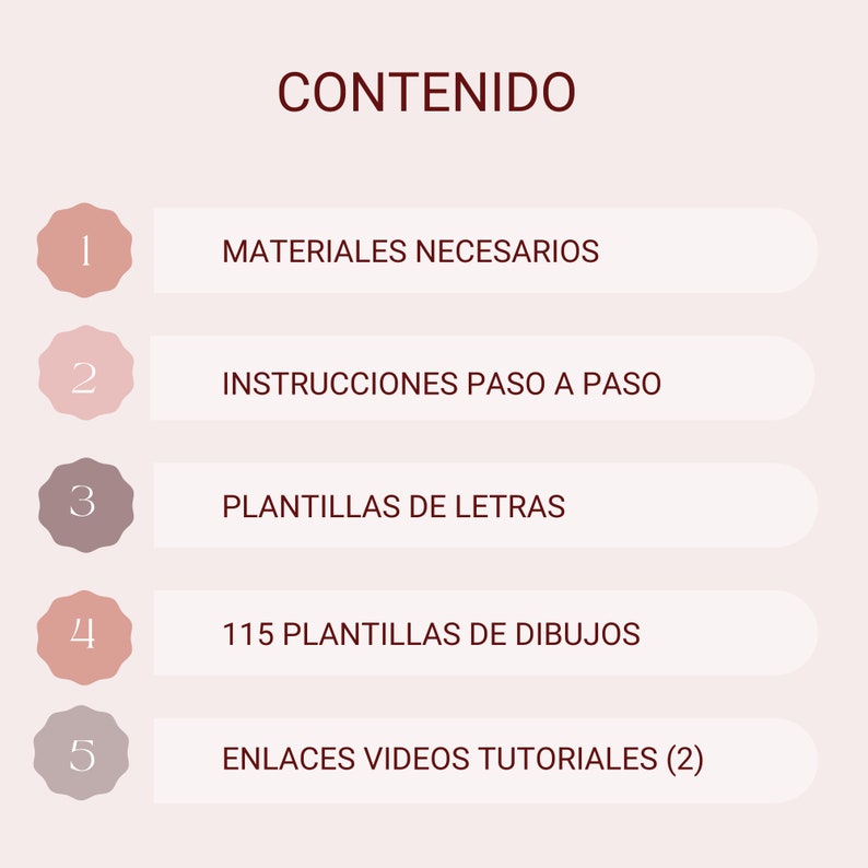 Curso de Arte con Alambre y Cordón Tejido mit Videos de Instrucciones Paso a Paso. Plantillas de letras y dibujos / Archivo PDF digital. Bild 4