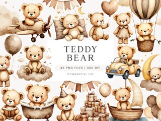 Gioco Baby Shower 20 Immagini Orsacchiotto Unisex – Carte Ospiti A6 In Cartoncino 300g/m², Fatto Nel Regno Unito