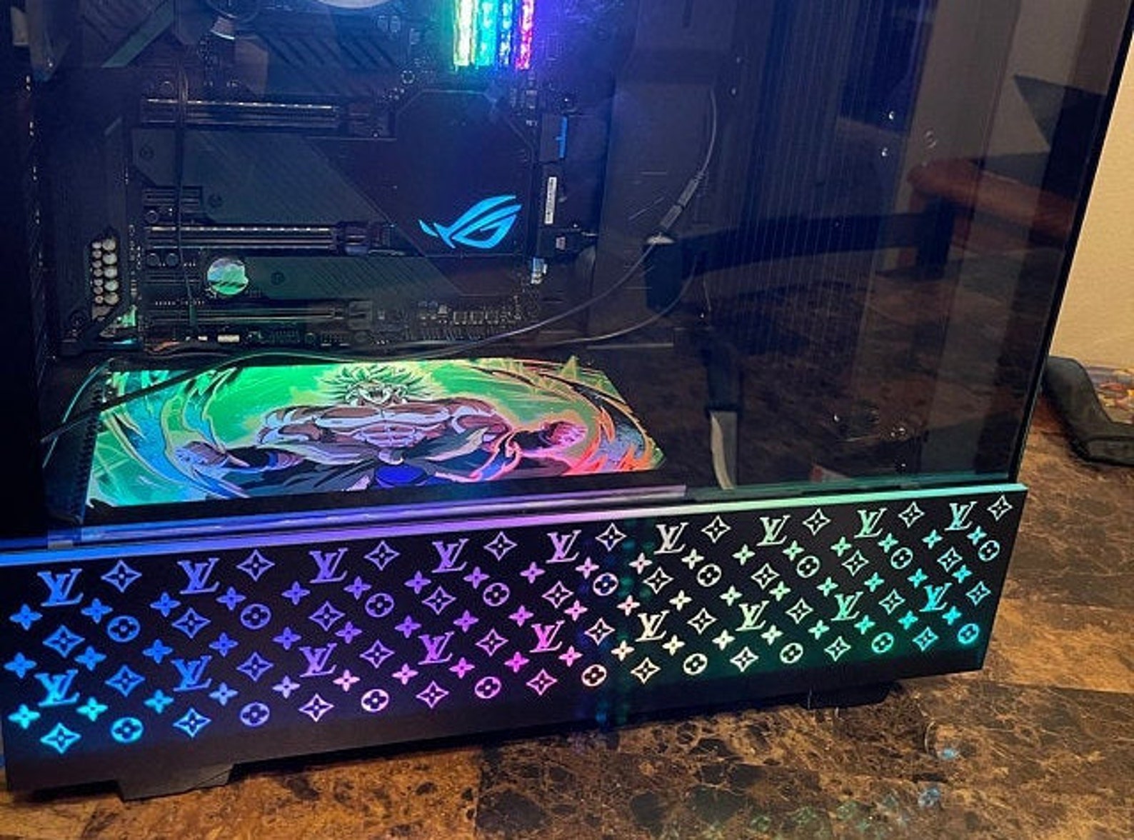 Personalized RGB PSU Shroud Cover Custom Rgb Pc Case RGB Etsy