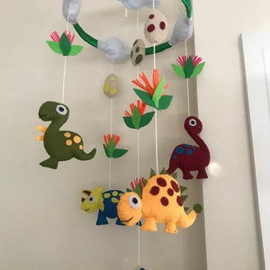 3 Kinder Handys/ Elefanten mobile/ Dinosaurier Mobile / Jungen und Mädchen Mobile / Kinderzimmer Dekor / Kinderzimmer Dekor / Kinder Mobile