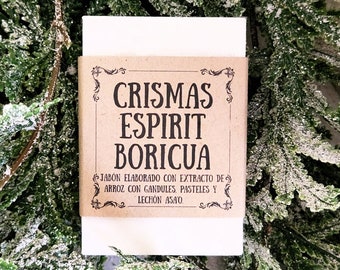 Puerto Rico Christmas gift, Puerto Rico decor, Puerto Ric soap, Puerto Rico gift, Puerto Rico souvenir, Crsimas Espirit Soap