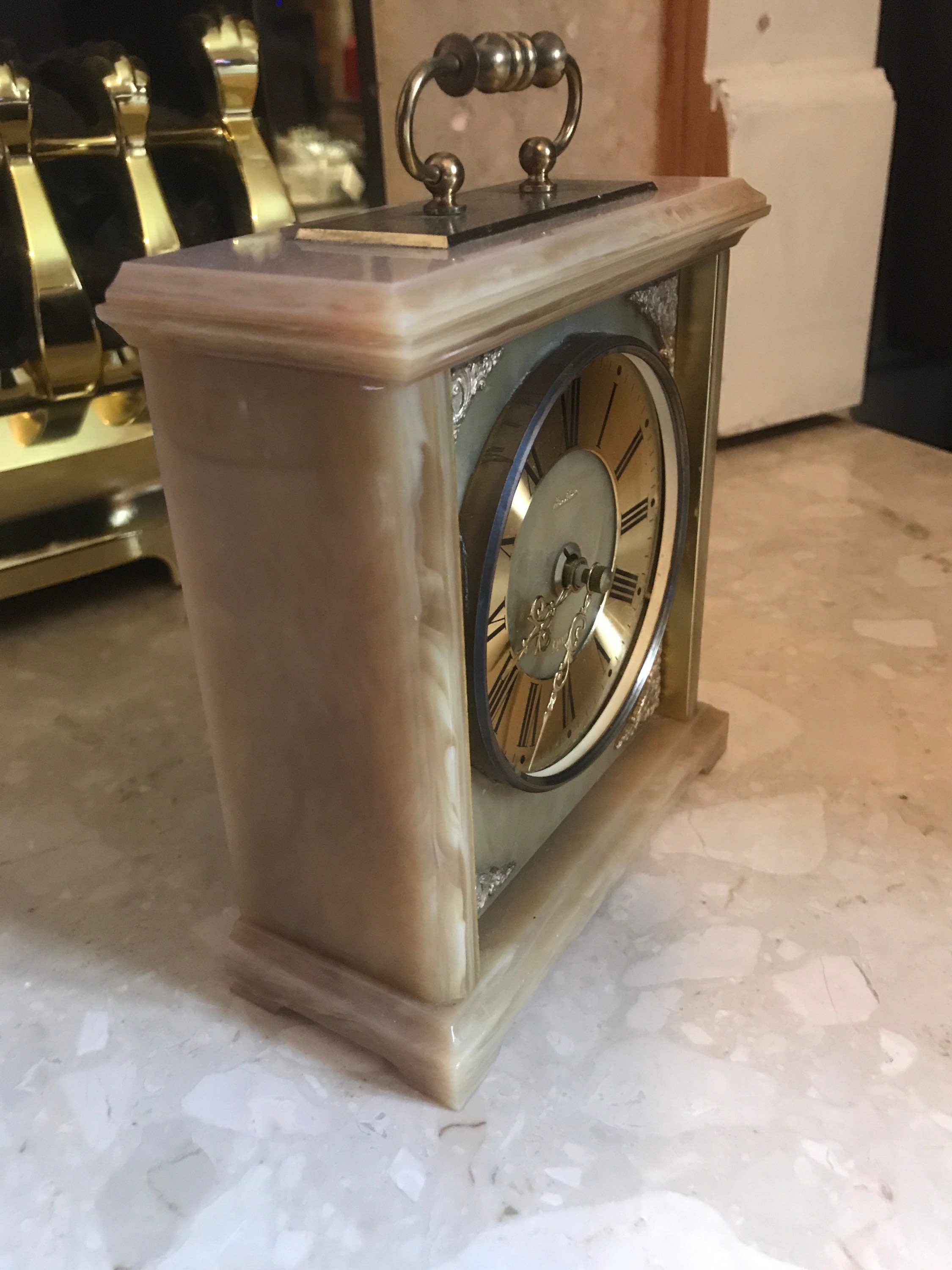 Bentima Quartz Marble Carriage Clock 1970 Etsy