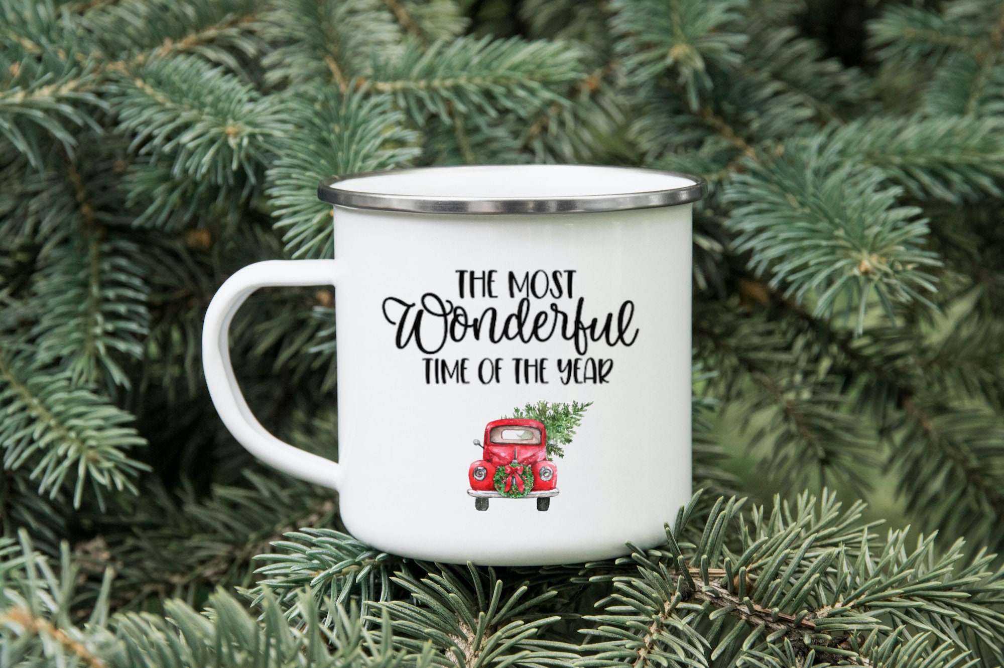 Mugs Noël Inox/Mug Inox New York /Most Wonderful Time Of The Year Noël