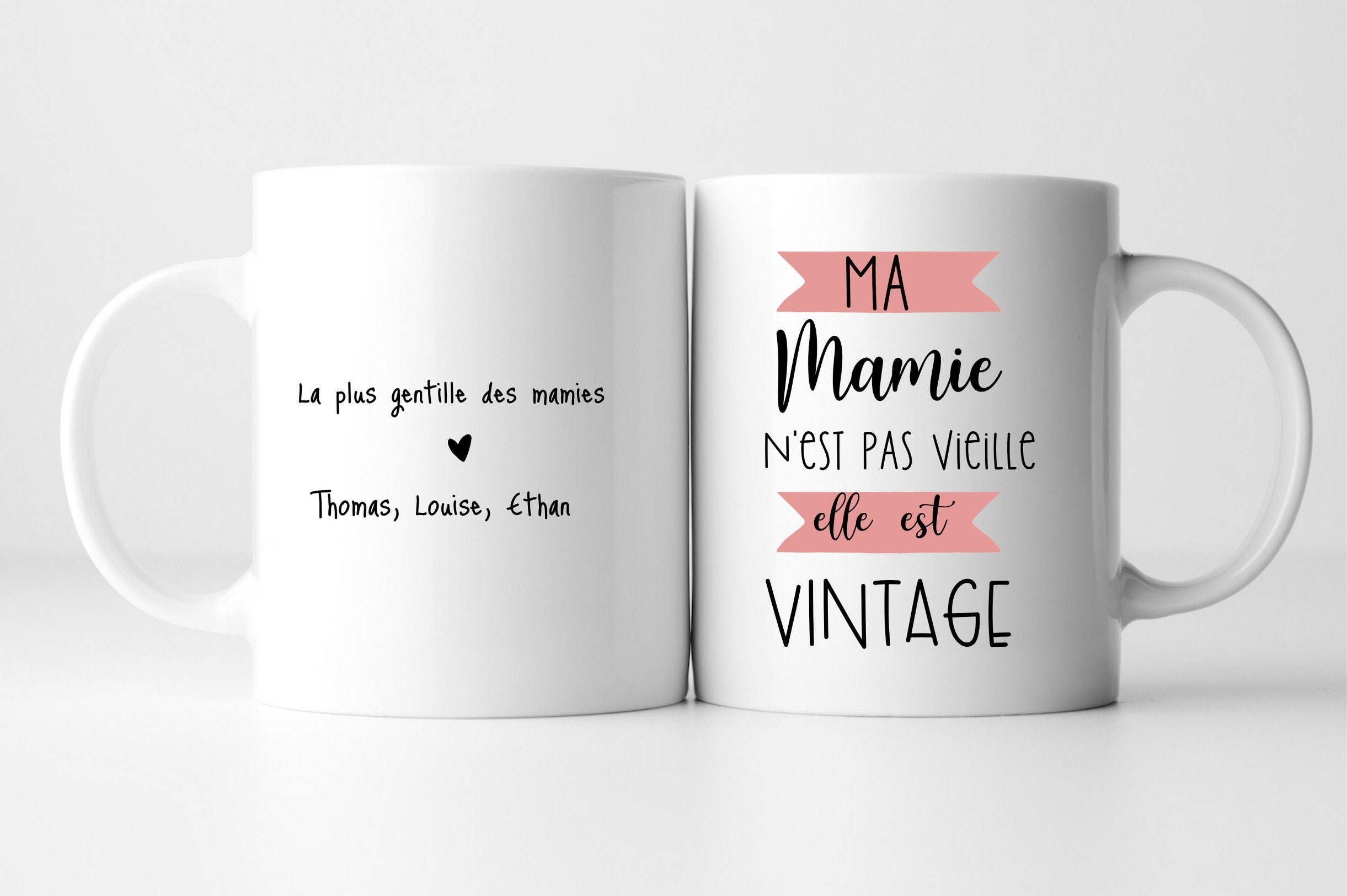 Mug Personnalisé Mamie Vintage/Fête Des Mamies/Mug Mamie/Mug Personnalisé