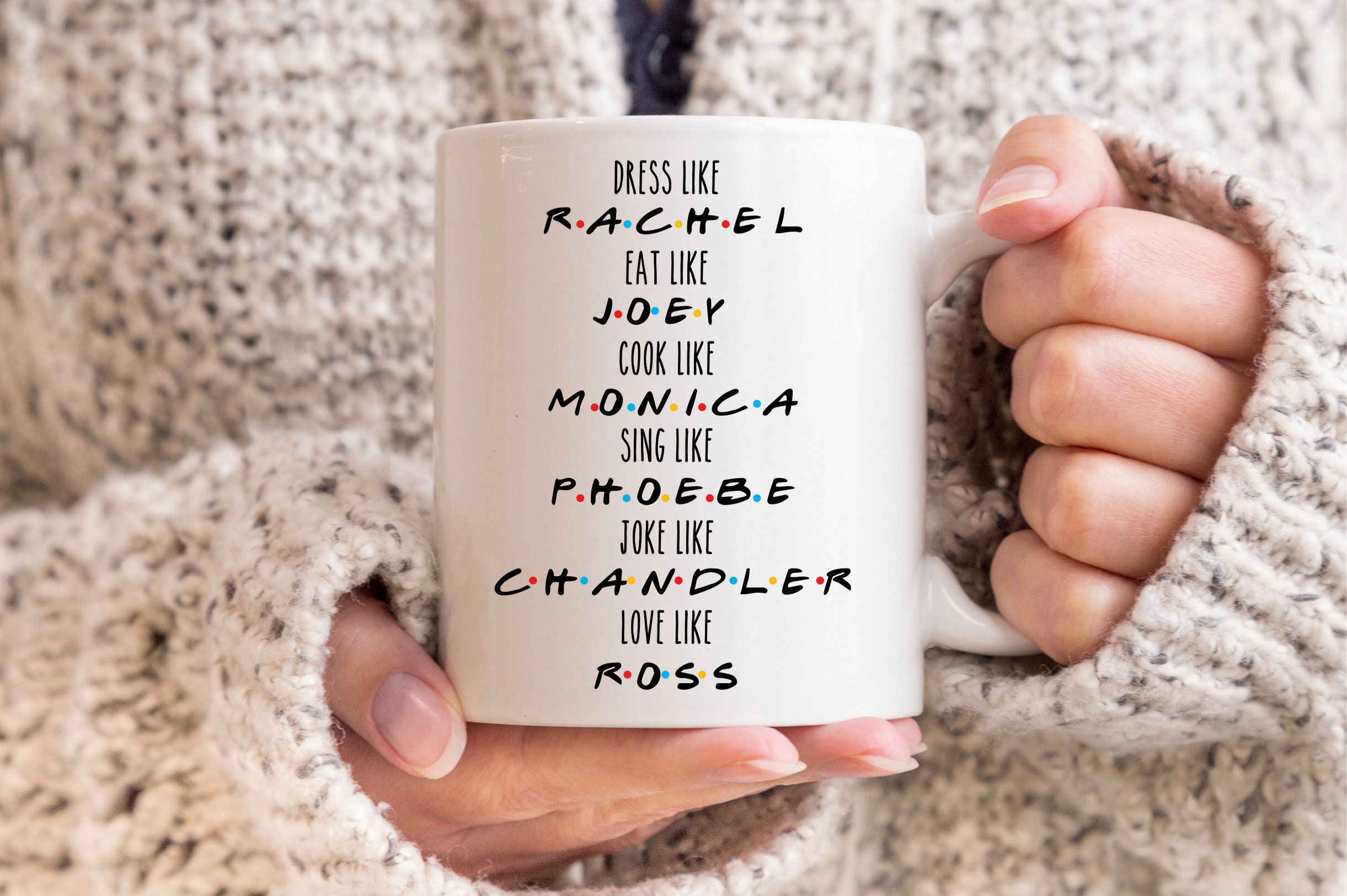 Mug Friends Personnalisé//Mug Friends/ Cadeau/ Fan Friends/Central Perk