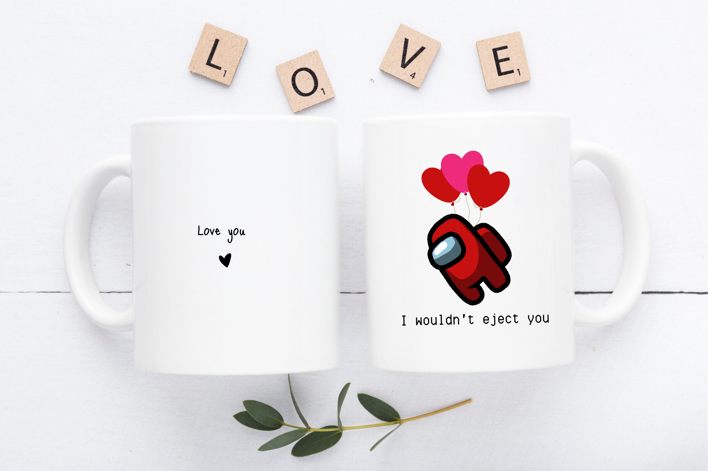 Mug Personnalisé Among Us/ Mug Personnalisé/ Saint Valentin/Amour/Among Us