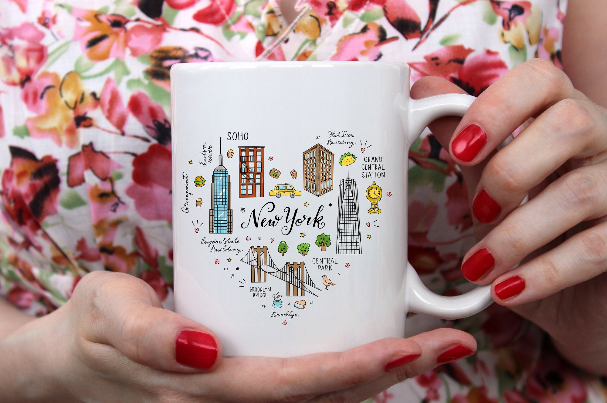 Mug New York Personnalisé/ York/ Voyage New-York/Usa