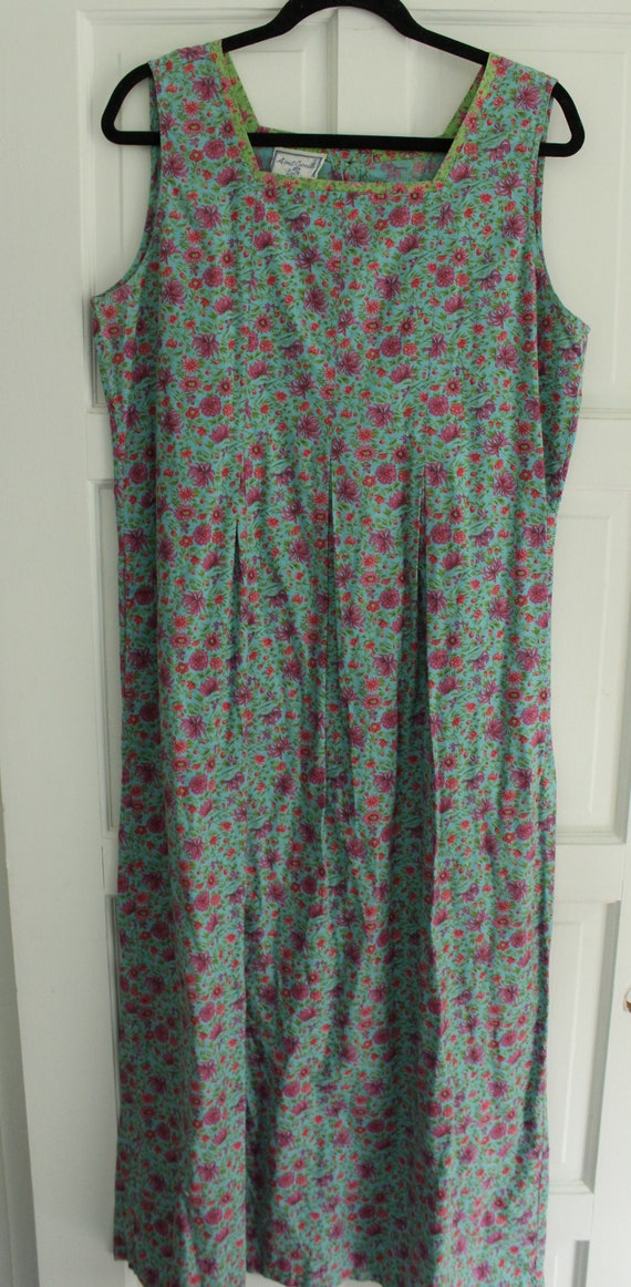 Vintage April Cornell Women's Floral Sleeveless 19