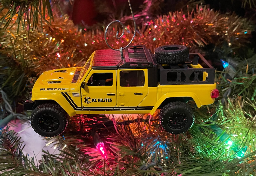 Jeep Gladiator Christmas Ornament Etsy