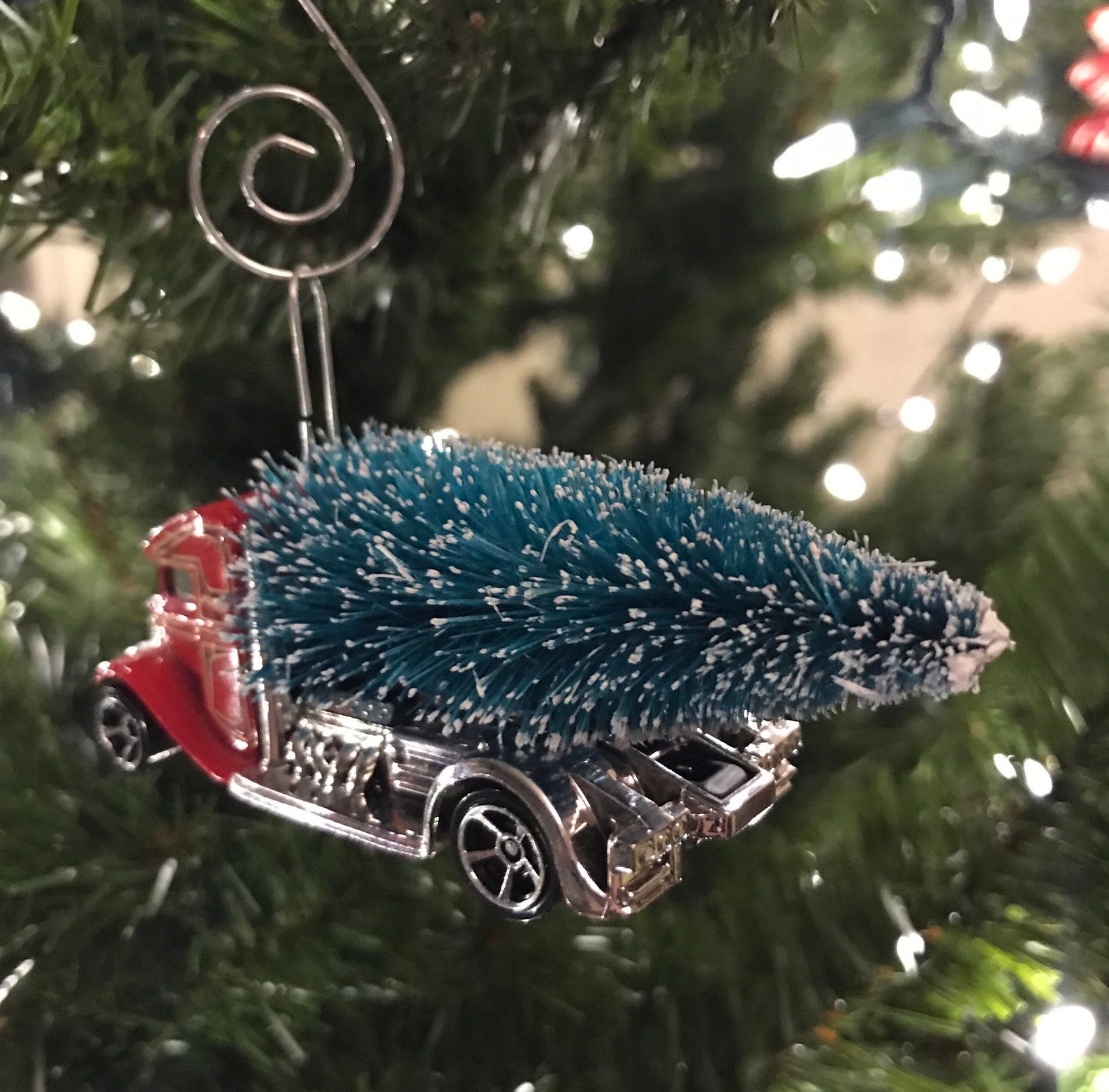 Tow Truck Flatbed Christmas Ornament Keepsake Etsy