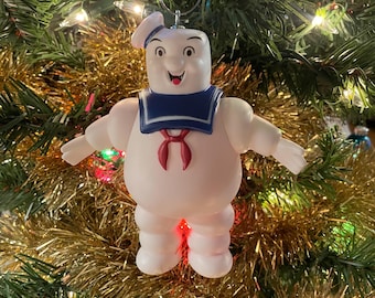 Ghostbusters Stay Puff Marshmallow  man Christmas Ornament