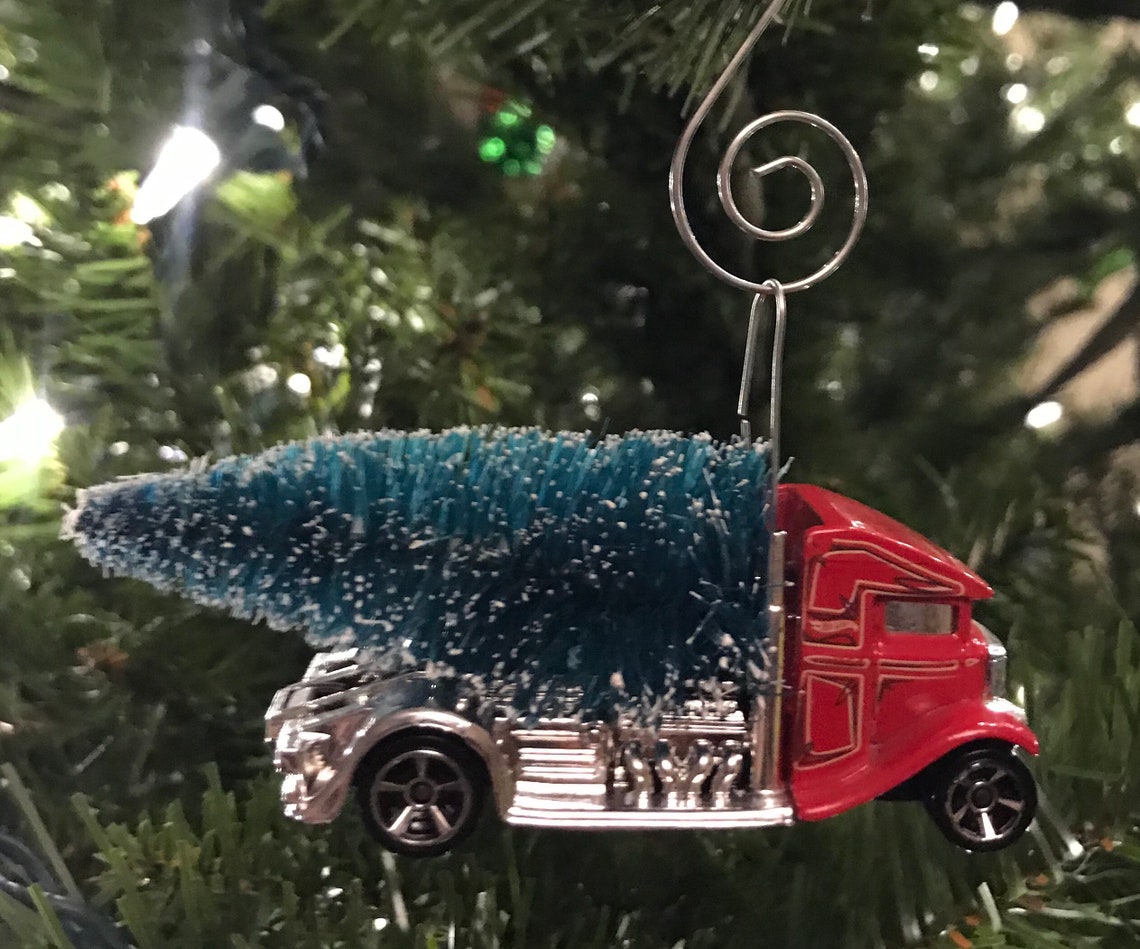 Tow Truck Flatbed Christmas Ornament Keepsake Etsy