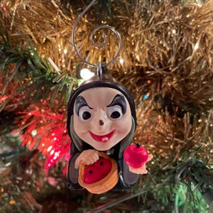 Snow White Witch Christmas Ornament