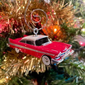 Christine Plymouth fury Christmas ornament