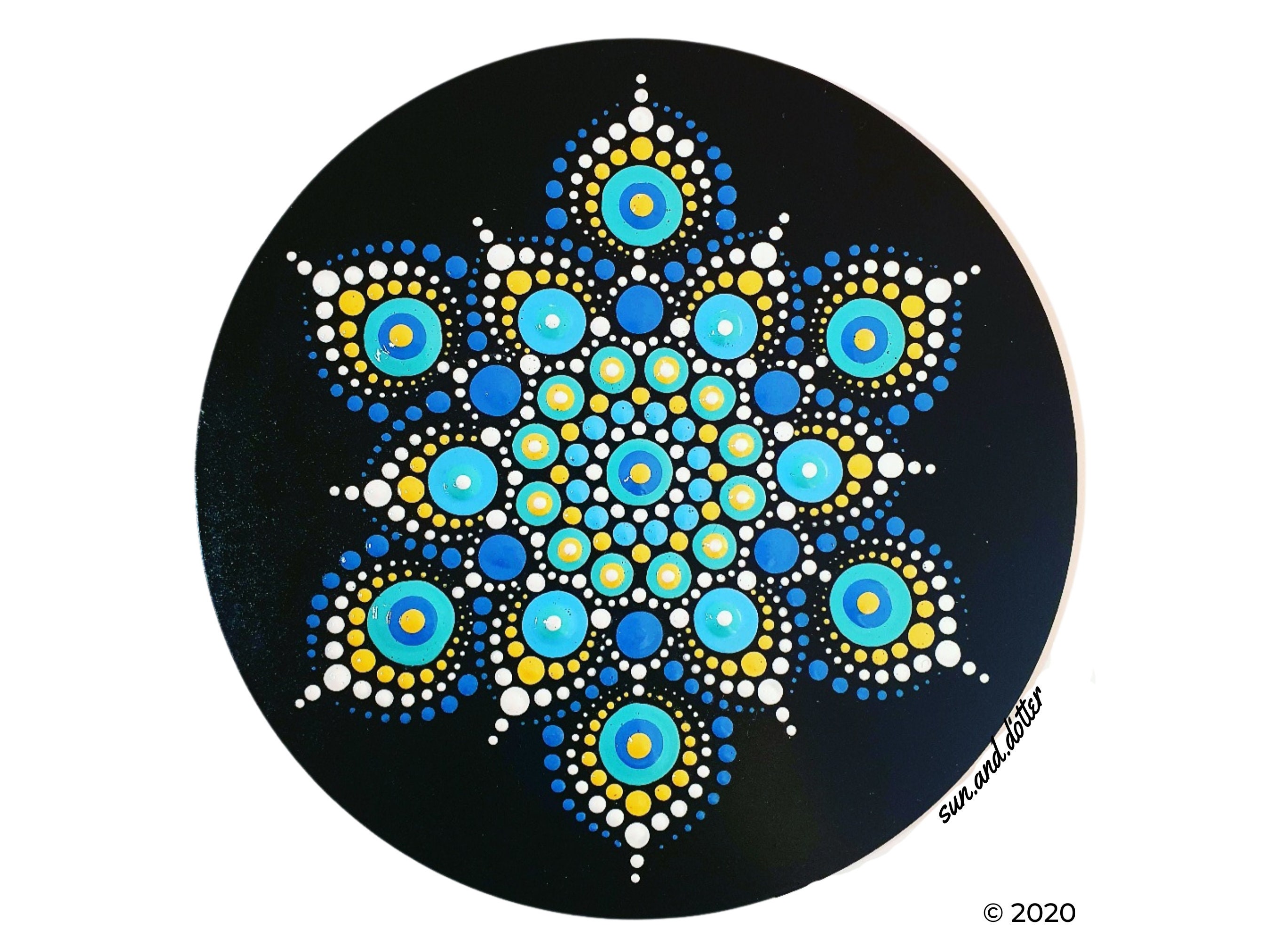Dotting Tools Set, 10 Colorful Tools for Dot Art Mandala Painting Includes  Stylus Happy Dotting Company 