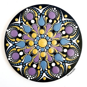 Daybreak Dot Mandala Pattern - Digital Download - Easy to follow - Step by Step Instructions - Create this dot art mandala yourself
