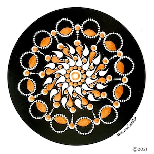 Solaris Dot Mandala Pattern - Digital Download - Easy to follow - Step by Step Instructions - Create this dot art mandala yourself