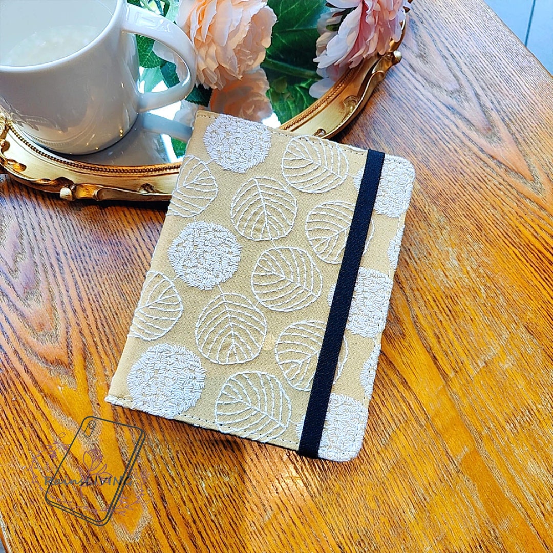 Embroidered Fabric Kindle Case With Hand Strap for Kindle 12th 11th Gen ...