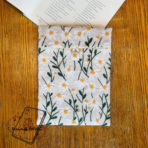 Embroidered White Daisy Flower Fabric Kindle Sleeve for Kindle ...