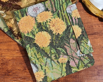 Personalized magnetic detachable embroidery autumn scenery cloth case for iPad Air 11" 13" M4,iPad Pro 11" 13" M5, Mini 7,iPad 10th A16 case