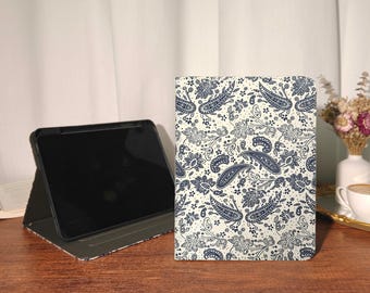 Cashew fabric ipad case with auto sleep wake up and charging for iPad Air 11" 13" M4,iPad mini 7,iPad Pro 12.9",iPad 10,iPad A16 case
