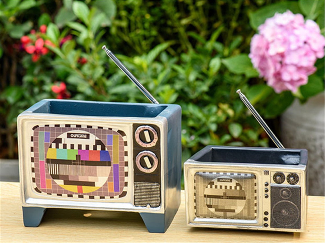 Personalized Television Planter for Succulents Plants TV Etsy