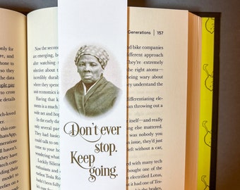 Harriet Tubman Quote Bookmark: Black History Gift