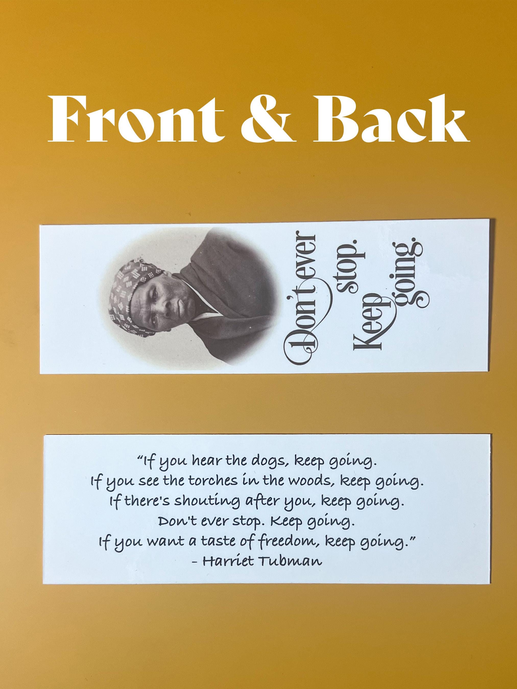 Freedom Bookmarks Black History Bookmarks: Bob Marley, Malcolm X, Harriet Tubman, MLK ...