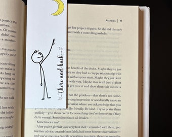 I Love You to the Moon and Back Bookmark: Romantic Reader Gift