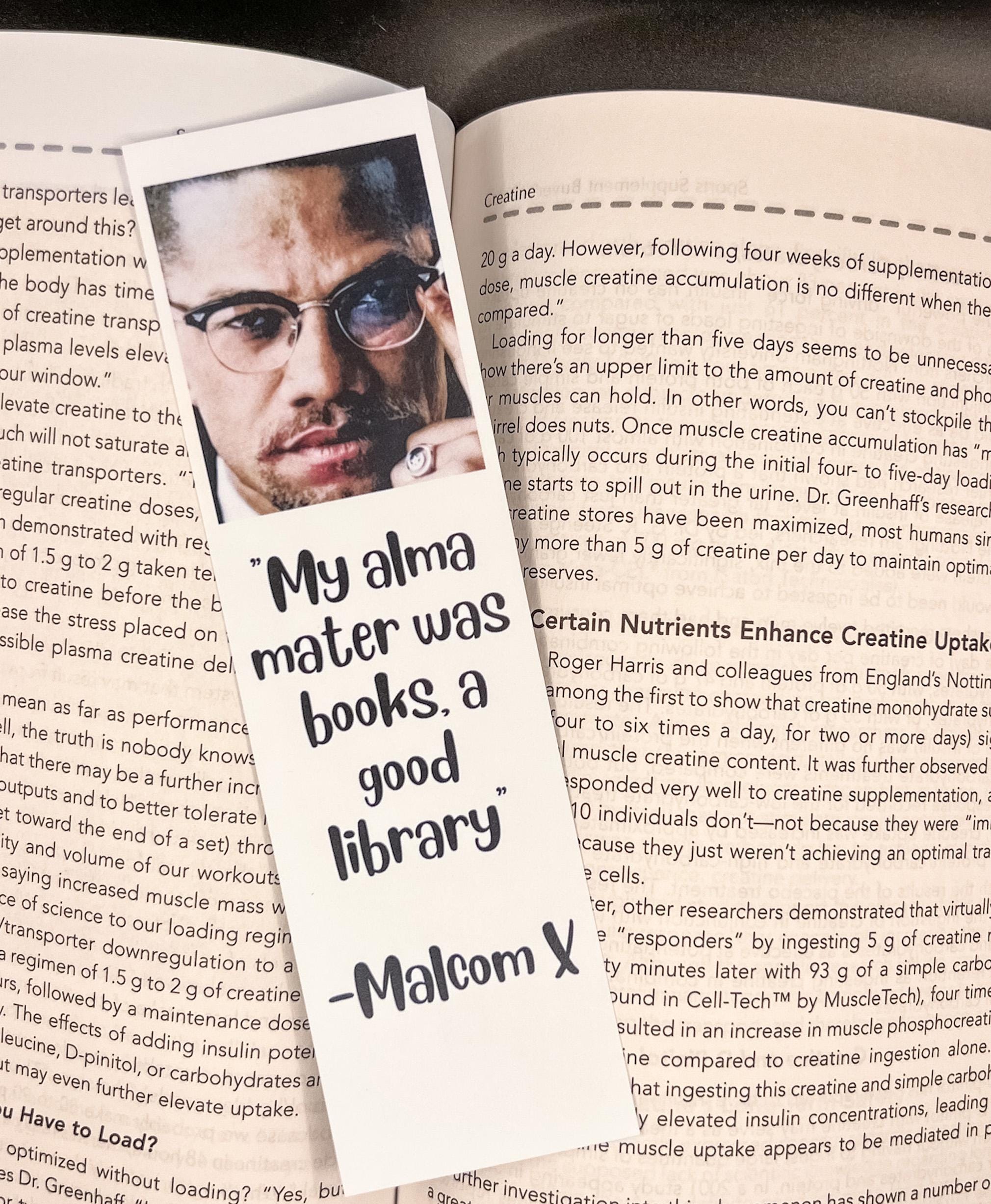 Freedom Bookmarks Black History Bookmarks: Bob Marley, Malcolm X, Harriet Tubman, MLK ...