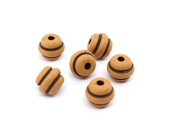10 PCS 9.5mm plástico perlas, perlas de collar, cuentas de conector, con 2 agujeros, hallazgos de joyería