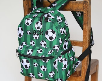 Personalised Football Bag, Backpack, School Bag, Kids Backpack, Nursery Bag, Toddler Backpack, Travel Bag, Backpack for Kids, Nursery Bag!