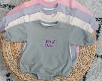 Personalised Jumper, Baby Sweater Bodysuit, Personalised Gift, Embroidered Name Romper, Embroidered Jumper, Custom Jumper, Baby Announcement
