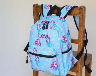 Personalised Mermaid Bag, Backpack, School Bag, Kids Backpack, Nursery Bag, Toddler Backpack, Travel Bag, Backpack for Kids, Nursery Bag!