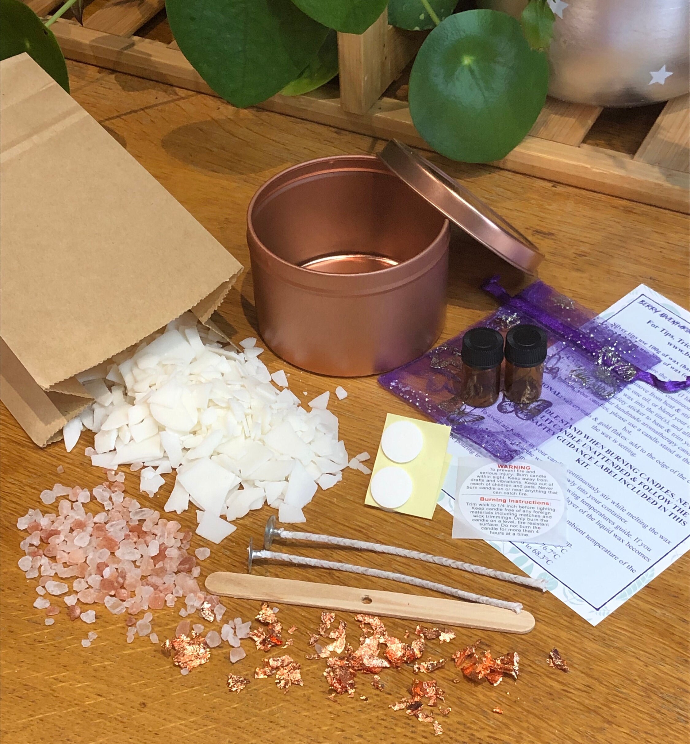 Soy Candle Making Kit Craft Kit Vegan Friendly DIY Creative Gift