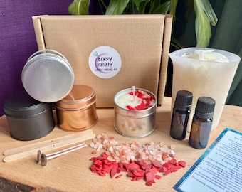 DIY Candle Making Kit with Soy Wax & Aromatherapy Scents