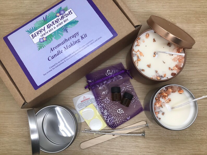 Aromatherapy Candle Making Kit. Eco Friendly Soy Candle Etsy UK