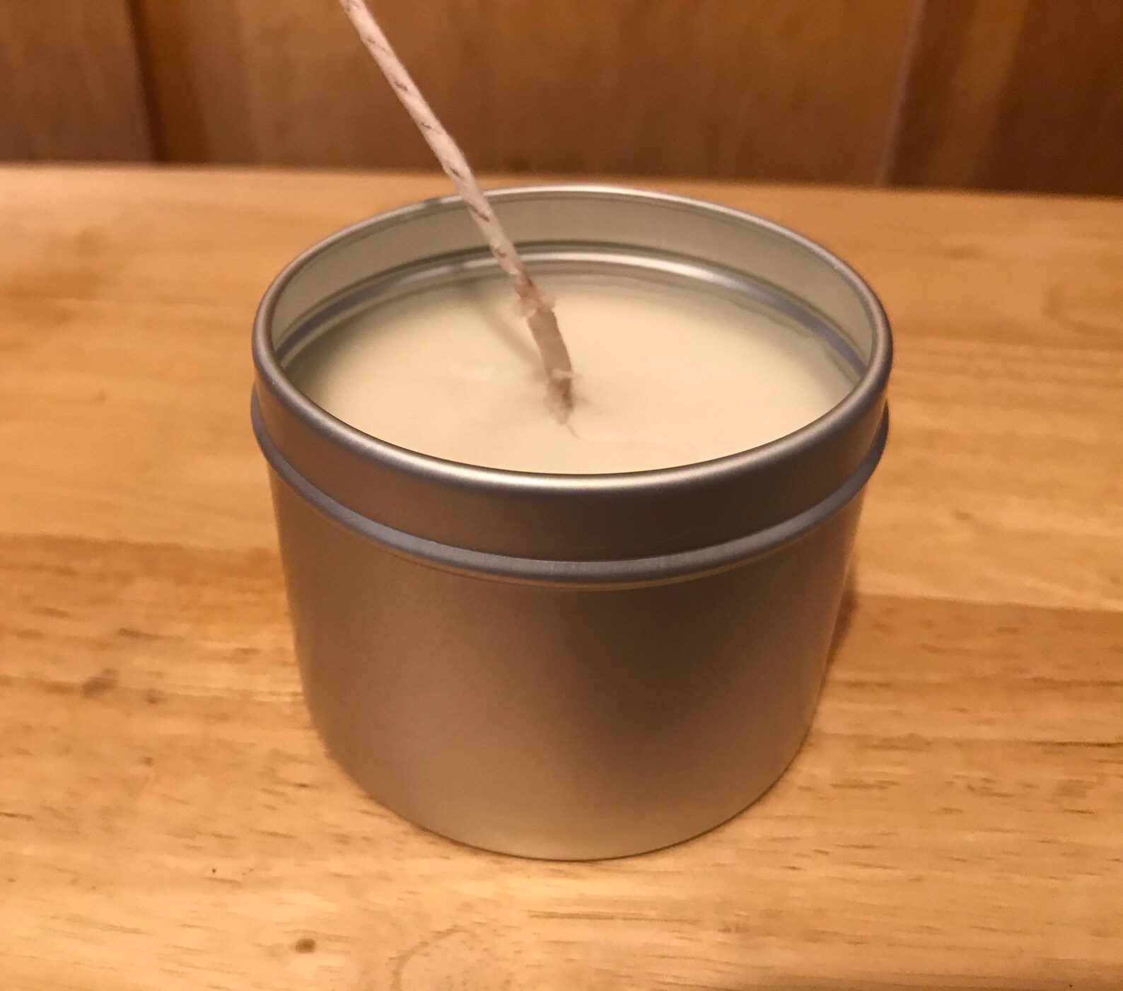 8 Silver Round Aluminium Seamless Candle Tins or Storage Etsy