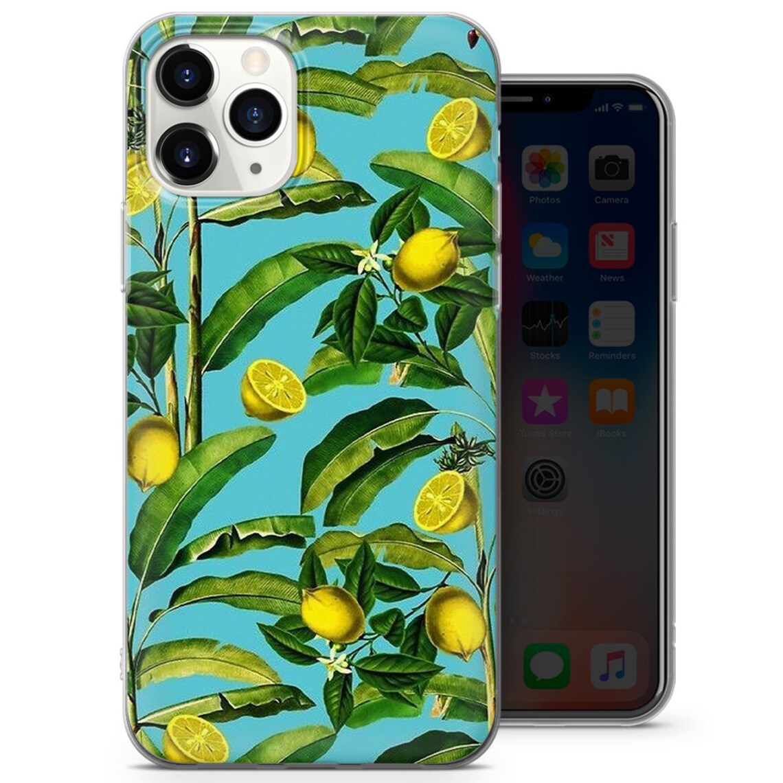 Art Phone Case Lemon iPhone Case For iPhone 12 7 8 XS XR Etsy
