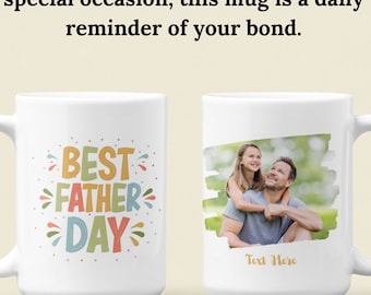 Personalized Dad Mug, Custom Father's Day Gift, Best Dad Ever Coffee Mug,Best Dad in the World,Grandfather gift,Unique birthday gift for dad