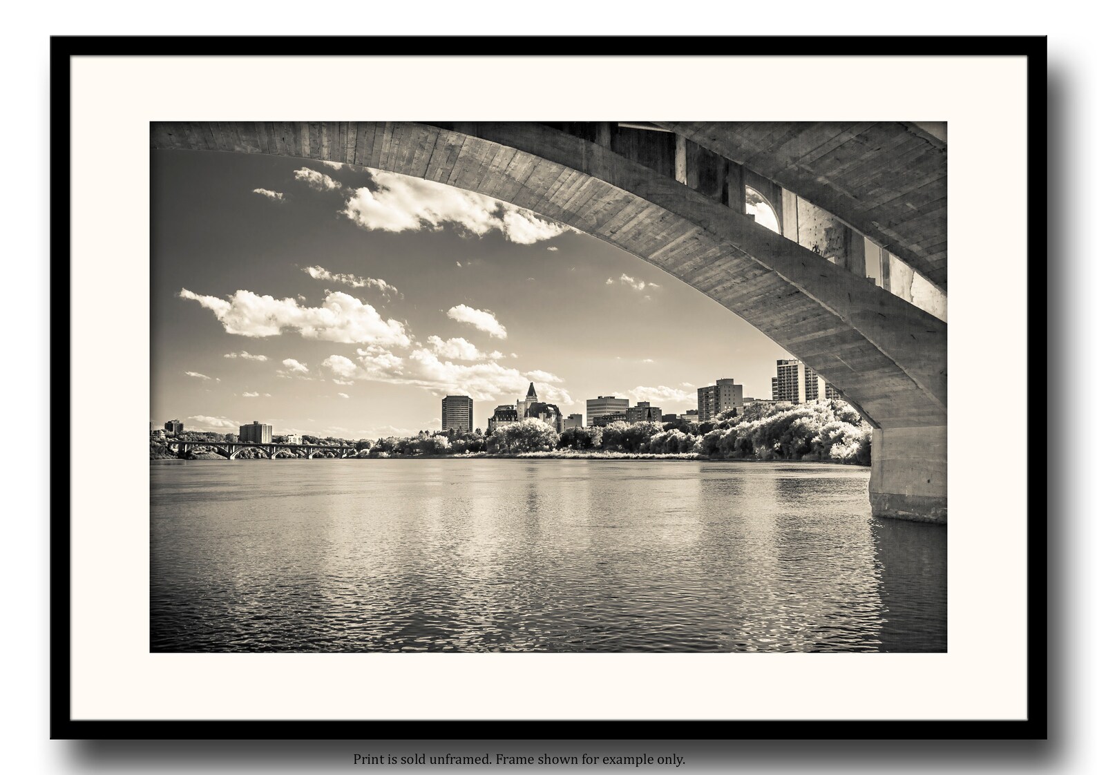 Saskatoon Print Saskatchewan River Wall Art Cityscape Wall Etsy