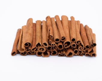 Cinnamon Sticks Food Grade A (Cassia) Rolled Whole Stick Pack 10cm length ( Perfect for winter stews meals prep Christmas )