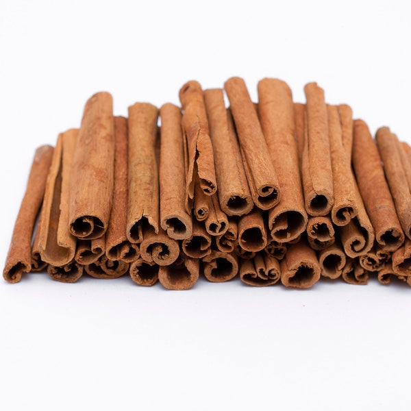 Cinnamon Sticks Food Grade A (Cassia) Rolled Whole Stick Pack 10cm length ( Perfect for winter stews meals prep Christmas ) From 50g-1000g +