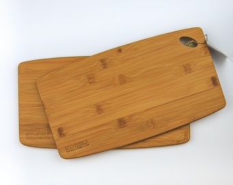 2x Eco-Pebble Bamboo Chopping Boards + Delivery / Cheese Boards Serving or the Best Chef's Gift bamboo boards ploughman's bamboo board